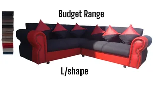Good quality L/shapes with scatter cushions for R3000