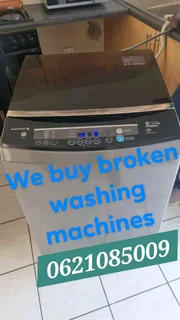 We buy broken washing machines