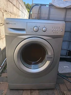 Defy silver 6kg front loader washing machine