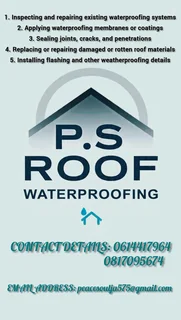 Roof waterproofing and rubberizing business