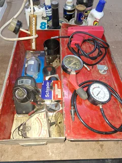 Old style car tuning equipment