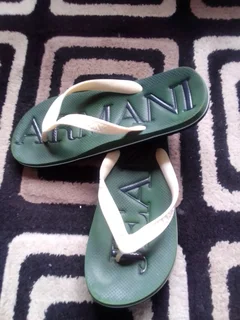 Men Armani Jeans flip flops