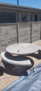 6 Seater Concrete Table &amp; Benches