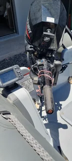 4.2 m Infanta rubberduck with 20HP 4 stroke Mercury 2021.