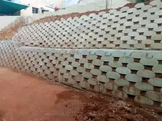 PAVING &amp; RETURNING WALLS