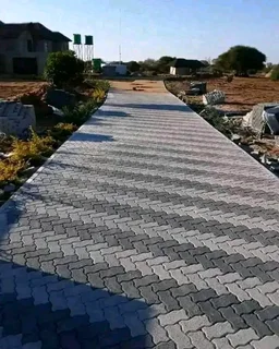 PAVING &amp; RETURNING WALLS