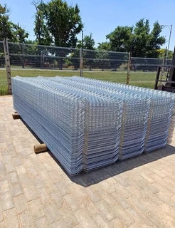 Clear View Fence Panels Galvenised