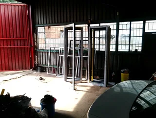Special aluminium door repair
