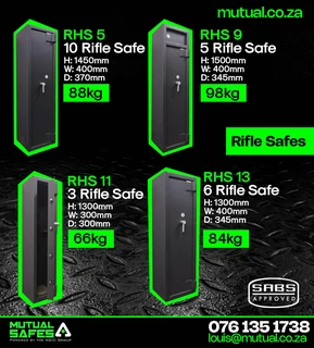 Rifle Safes, Gun Safes, Hunting Safes - Bloemfontein and Freestate