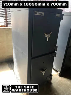 Double Door CAT4 Bank Treasury Safes - No Lock (Can be installed on Request) - Refurbished Safes