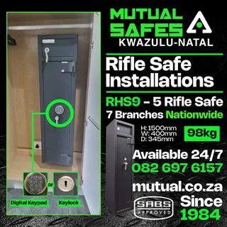 Rifle Safes - Gun Safes - Hunting Safes - SABS Approved - KwaZulu-Natal - Mutual Safes