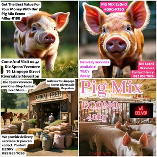 Pig Mix Econo 40kg Unbeatable Prices