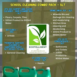 Eco-friendly cleaning and other supplies