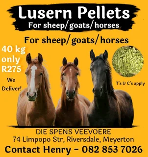 Lusern Pellets Food For Your Horses Goats And Sheep 40kg