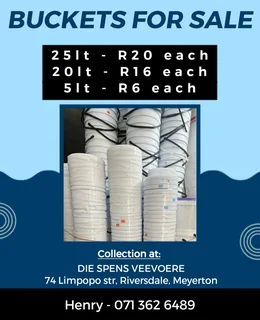 Get The best deals with our Buckets at low prices