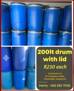 Need Drums for Storing we have 235LT 200LT 100LT and 50LT in stock