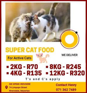Spoil Your Feline Babies with our Super Cat Food