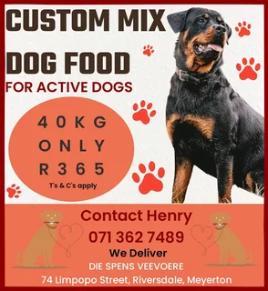 Spoil Your Furry Friend for Less with our Custom Mix Dog Food 40kg