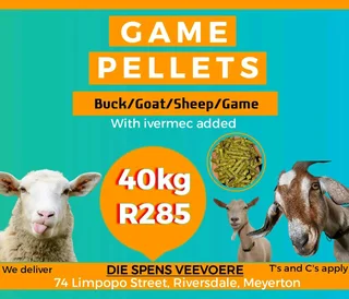Nourish your livestock with our Game Pellets 40kg Custom Mix