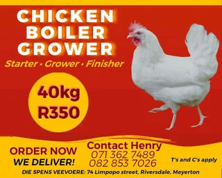 Chicken Broiler Feed 40kg Custom Mix Food For Your Chickens