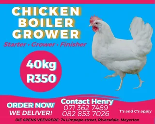 Chicken Broiler Grower Feed 40kg Custom Mix