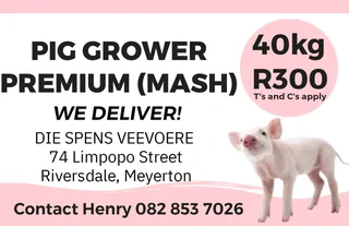 Premium Pig Feed Grower Mash 40kg Custom Mix