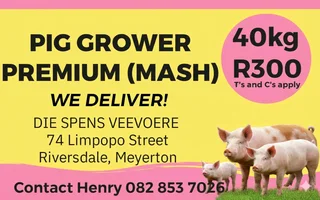 Premium Pig Grower Feed 40kg  Custom Mix