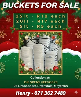 Get your hands on our top-quality buckets at unbeatable prices