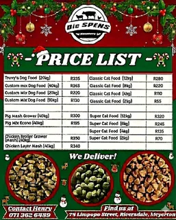 Die Spens Veevoere Your One-stop Animal Feed Store Unbeatable Value