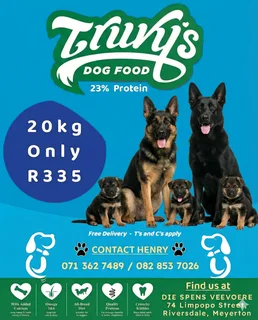 Spoil Your 4-Legged Babies with Truvy's Dog Food 20kg
