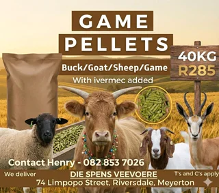 Nourish your livestock with our Game Pellets 40kg Custom Mix