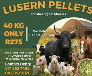 Lusern Pellets Food For Your Horses Goats And Sheep 40kg