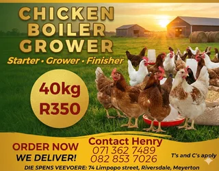 Chicken Broiler Grower Feed 40kg Custom Mix