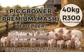 Premium Pig Grower Feed 40kg Custom Mix