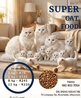 Spoil Your Feline Babies with our Super Cat Food