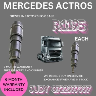 Mercedes Actros Diesel Injectors for sale on service exchange or to recon