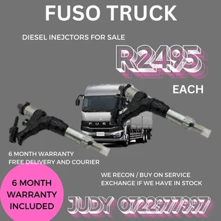 Fuso Truck Diesel Injectors for sale on service exchange or to recon