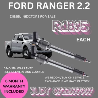 Ford Ranger 2.2 Diesel Injectors for sale on service exchange or to recon