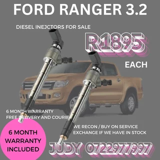 Ford Ranger 3.2 Diesel Injectors for sale on service exchange or to recon