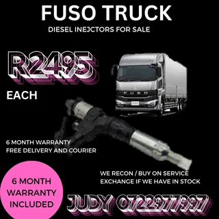 Fuso Truck Diesel Injectors for sale on service exchange or to recon