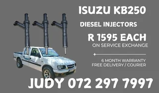 Isuzu KB250 Diesel Injectors for sale on service exchange or to recon