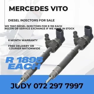 Mercedes Vito Diesel Injectors for sale on service exchange or to recon