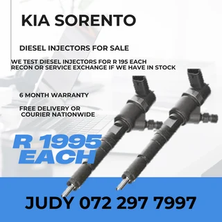 Kia Sorento Diesel Injectors for sale on service exchange or to recon