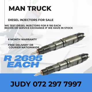 Man Truck Diesel Injectors for sale on service exchange or to recon
