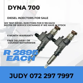 Dyna 700 Diesel Injectors for sale on service exchange or to recon
