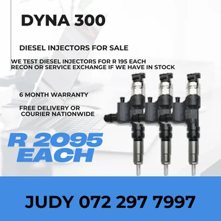 Dyna 300 Diesel Injectors for sale on service exchange or to recon