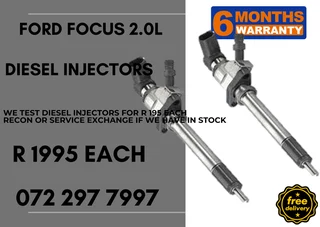 Ford Focus 2.0L Diesel Injectors for sale on service exchange or to recon