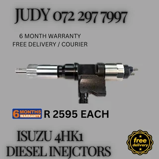 Isuzu 4HK1 Diesel Injectors for sale on service exchange or to recon