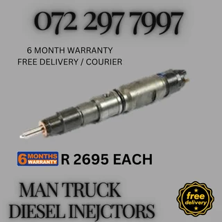 Man Truck Diesel Injectors for sale on service exchange or to recon