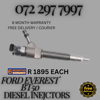 Ford Everest BT50 Diesel Injectors for sale on service exchange or to recon